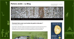 Desktop Screenshot of blog.parlonsjardin.fr