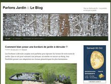 Tablet Screenshot of blog.parlonsjardin.fr